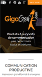 Mobile Screenshot of gigagraf.com
